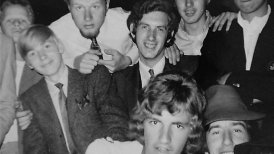 jan met vrienden bij popart electrozaal